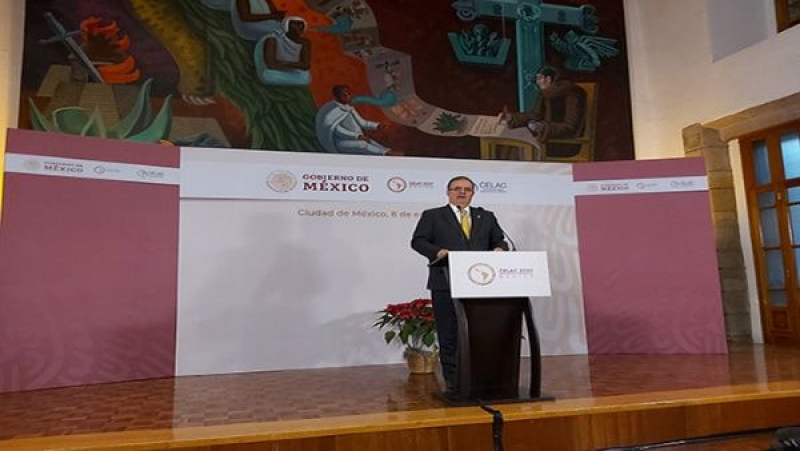 Gobierno mexicano presenta agenda de trabajo de la Celac para período 2020-2021